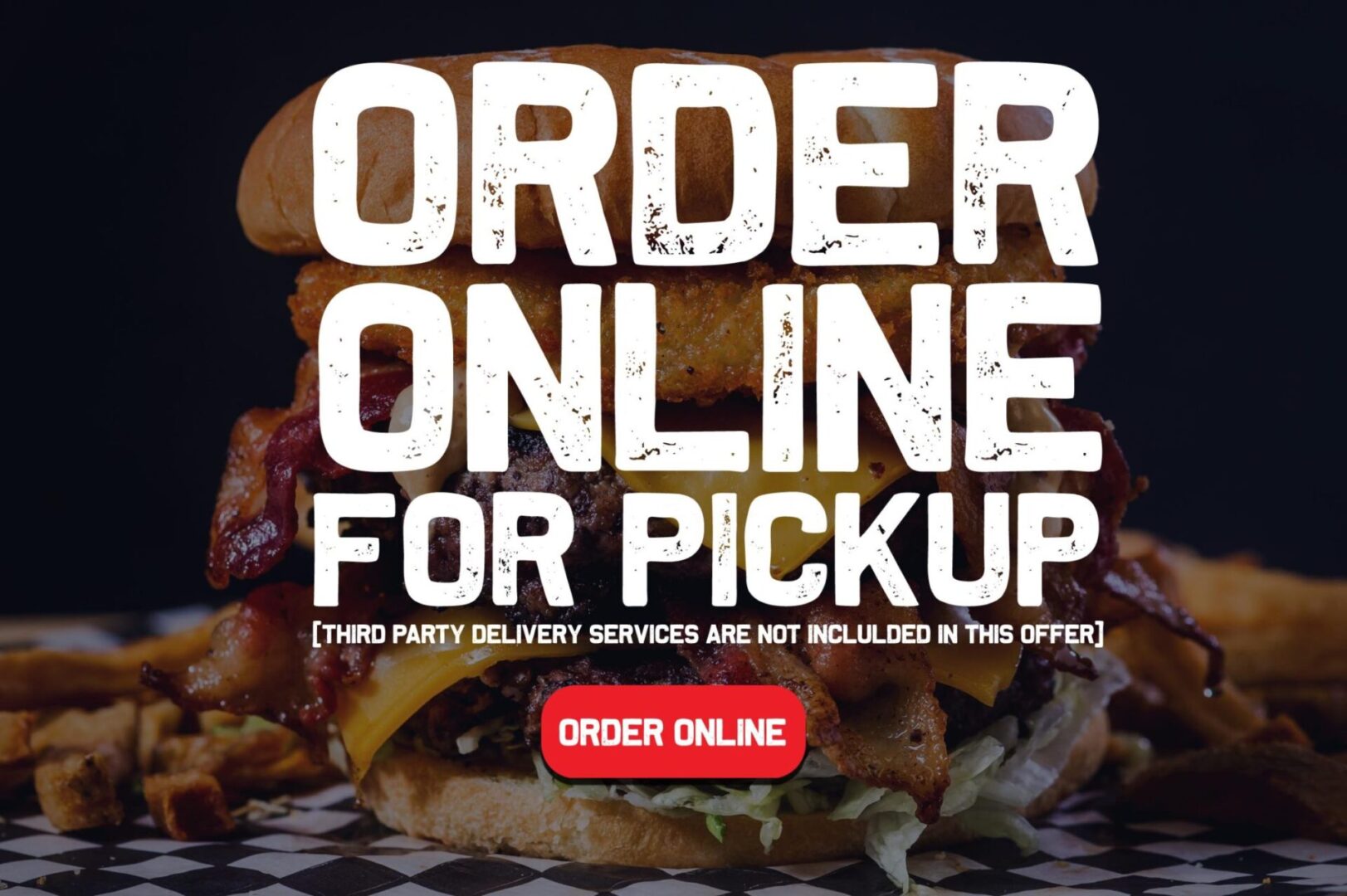 A burger king order online for pickup