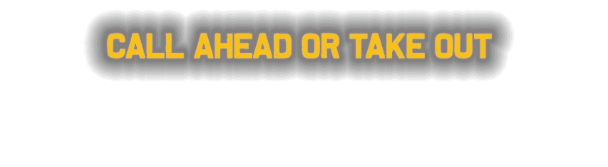 call ahead or take out with transparent background