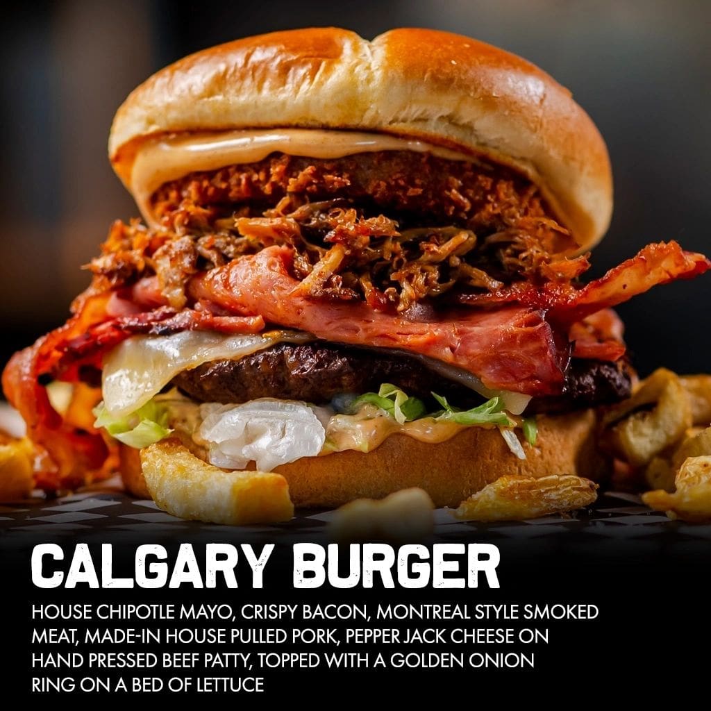 A closeup look at calgary burger